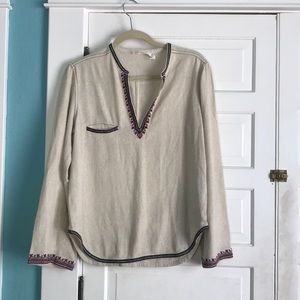 Etoile Isabel Marant silk  embroidered tunic top